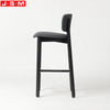 Hot Sale No Stackable Comfortable Fashion Stool Ash Timber Base High Stool For Home Office Bar