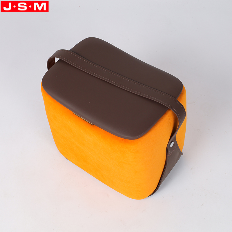 China ottoman woven Stool Chair Modern Round Plywood Ash Veneer Ottoman Stool