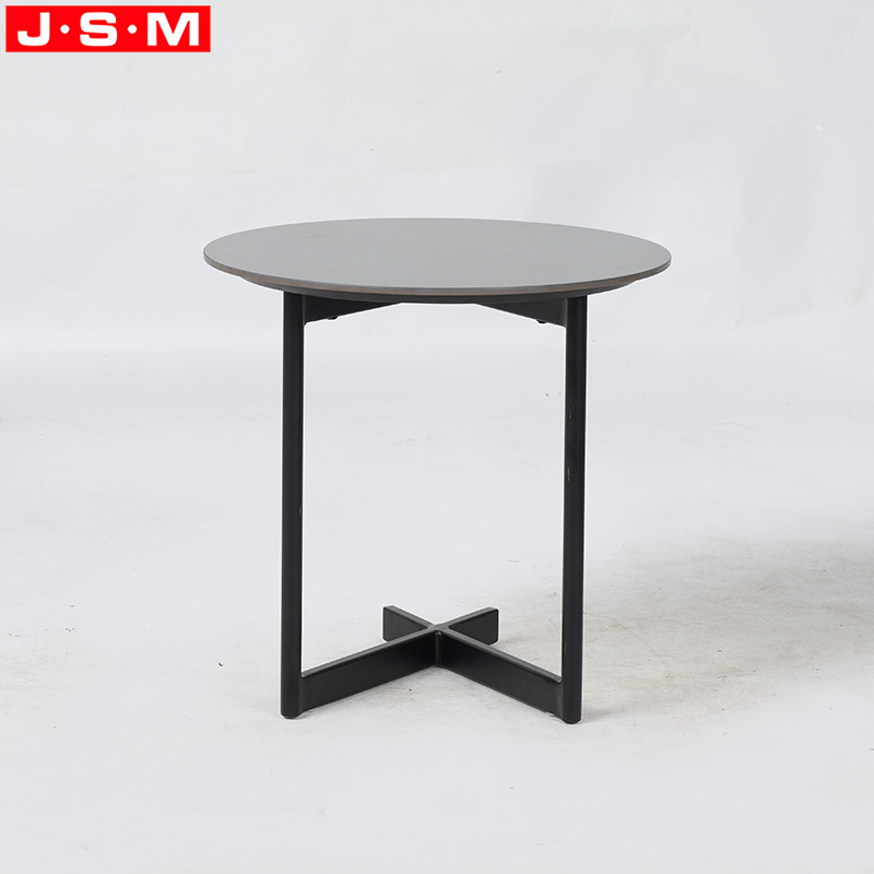 Ceramic Top Room Living Room Outdoor Small Black Wooden Square Coffee Table