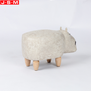 Modern Home Stool Ottoman Seat Footrest Luxury Living Room Furniture Home Fully Fabric Stool Ottoman