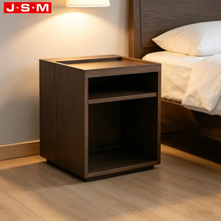Modern Wood Nightstand with 2 Drawers for Bedroom & Living Room Eco-Friendly Home Furniture