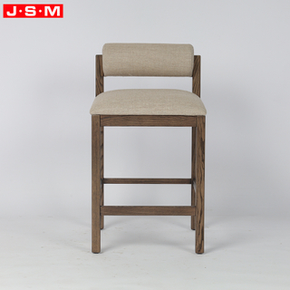 Nordic Comfortable Cushion Seat bar Stoolivory Black Chaise De bar Assise 65 Wooden bar Height Counter Stools Chair for Kitchen