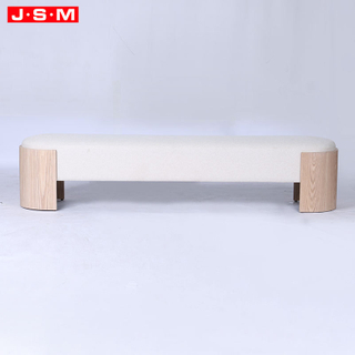 Modern Entry Hotel Bedroom Luxury End Villa Living Room Wood Frame Upholstery Soft Durable Bench