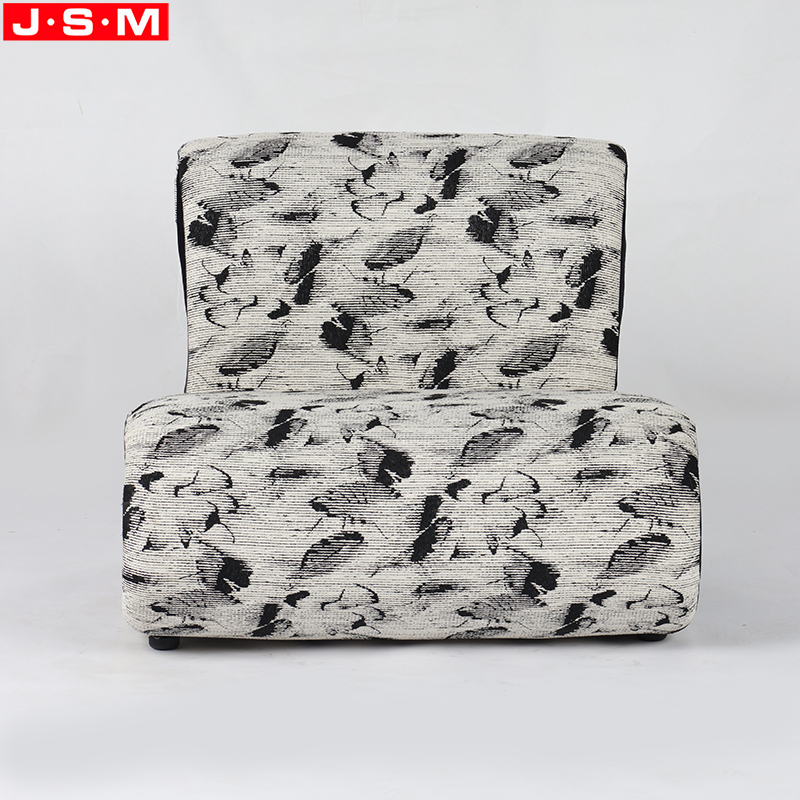 Factory Direct Sale Wooden Chair Green Timber molded foam with fabric Fabric Armchair