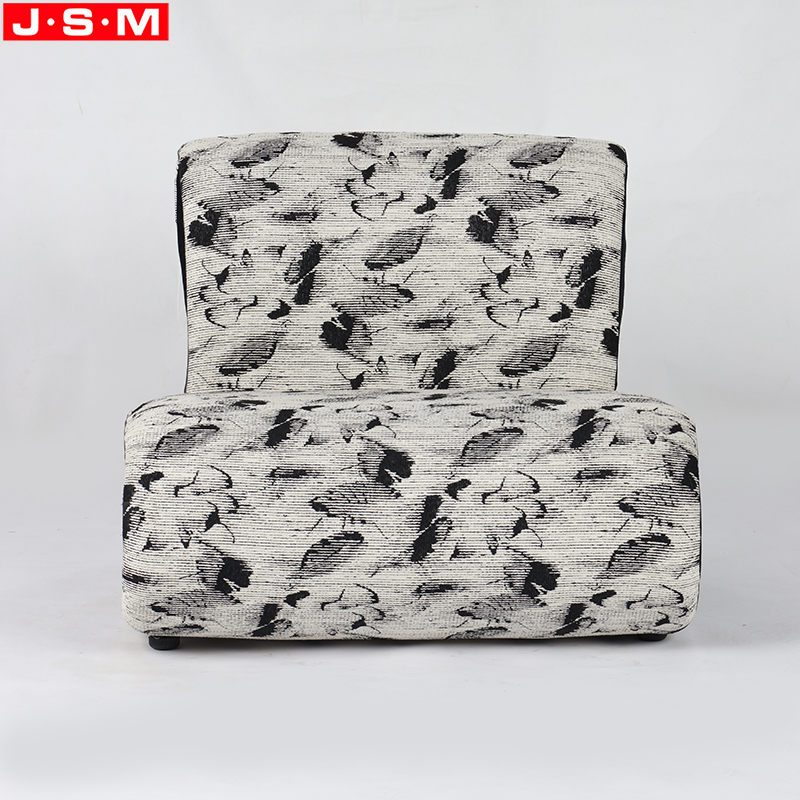 Factory Direct Sale Wooden Chair Green Timber molded foam with fabric Fabric Armchair
