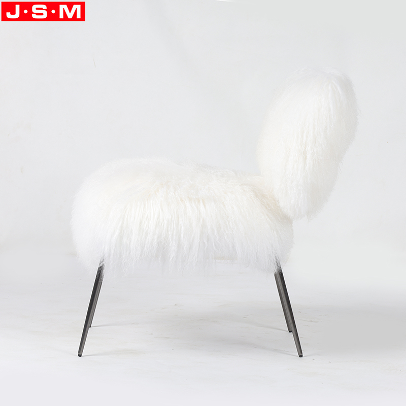 Armchair Living Room Single Seat Furniture Plastic Rattan Ash Timber Base Outdoor Molded Foam with Fabric