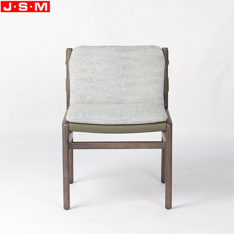 Modern Leather Dining Room Restaurant Furniture Hotel Ash Timber Frame