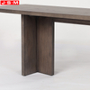 Plywood with Ash Veneer Carcase Living Room Upholstered Metal Legs Bench Fabric Seat Bench Chairs