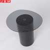 Hot Selling Solid Wood Table Round Table Living Room Furniture Tempering Glass Top