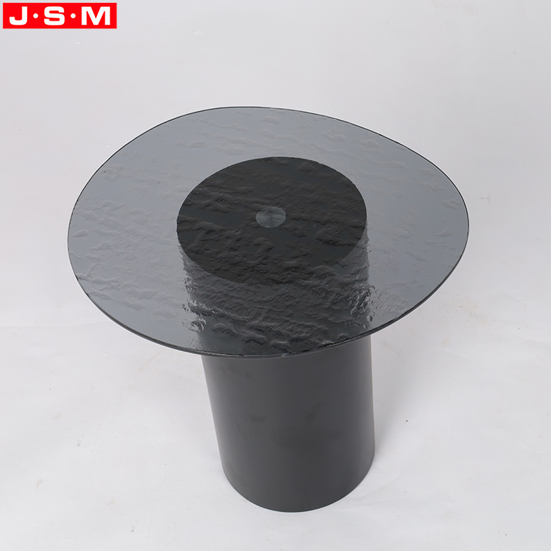 Hot Selling Solid Wood Table Round Table Living Room Furniture Tempering Glass Top