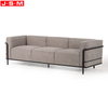 Living Room Large Size Indoor Metal Frame Three Seat Sofa For Hotel Home