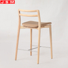 Nordic Modern Luxury Stool Wooden Chair Sets Leather Bar Chair