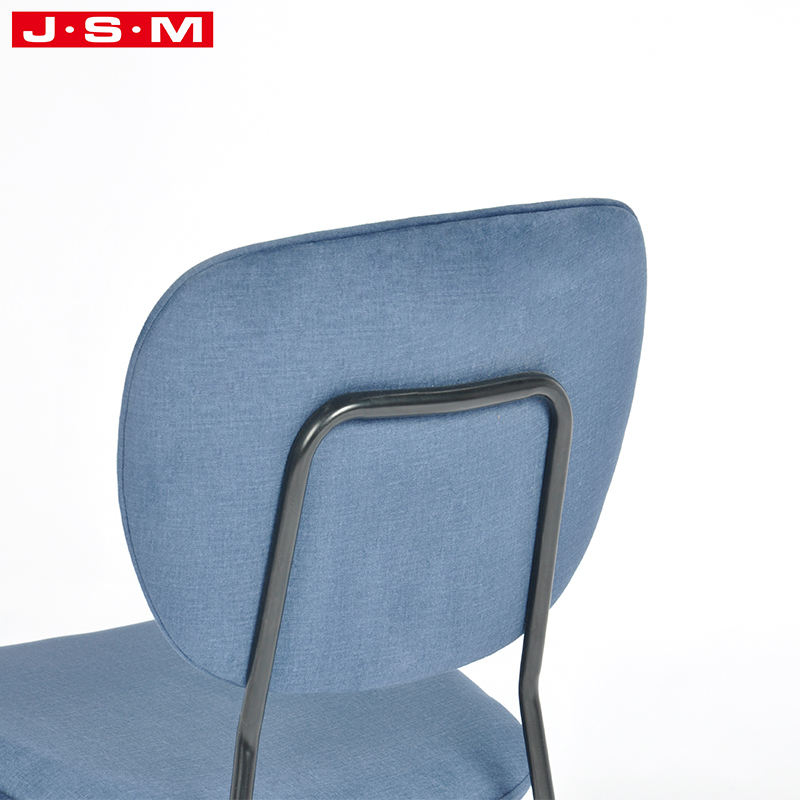 Modern Elegant Wooden Frame Blue Velvet Elegant Wood Walnut Restaurant Simple Dining Chair