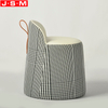 Wholesale Nordic Living Room Furniture Wooden Frame Foam And Fabric Ottoman Stool