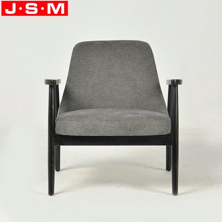 Fashion Design Outdoor Garden Solid Wood Chair Ash Timber Base Office Building Armchair