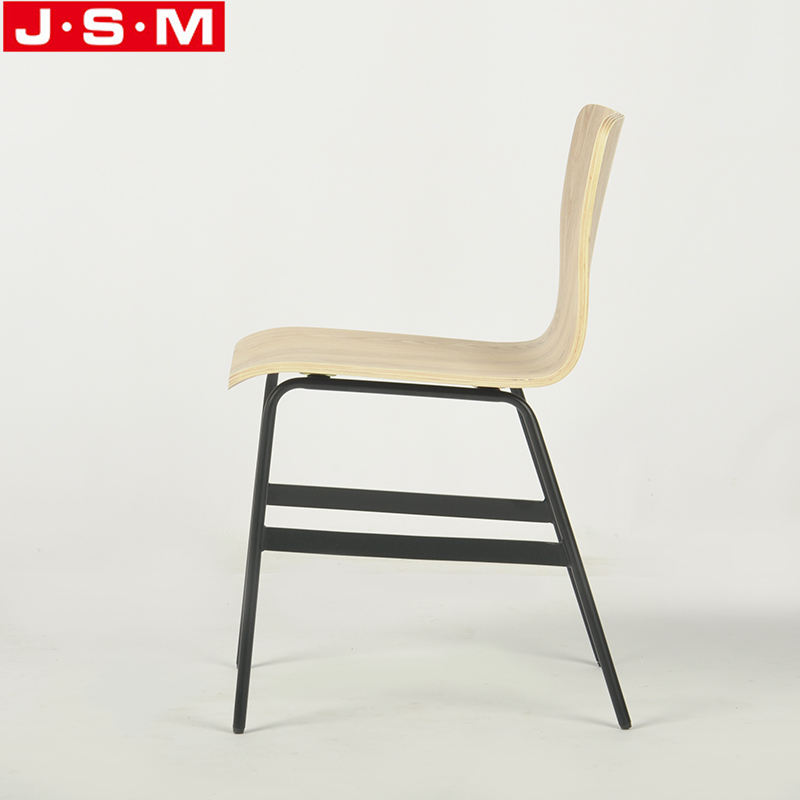 New Modern Wooden Outdoor Restaurant Veneer Seat Chair For Dining Room