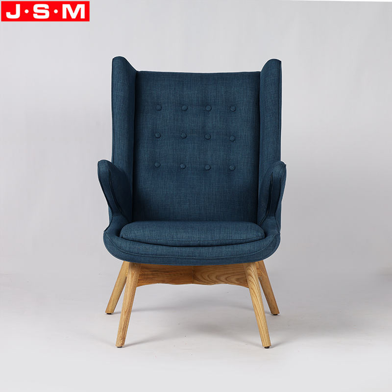 Wholesale Wooden Frame Leisure Chair Home Sofa Fabric Recliner Reclining Armchair