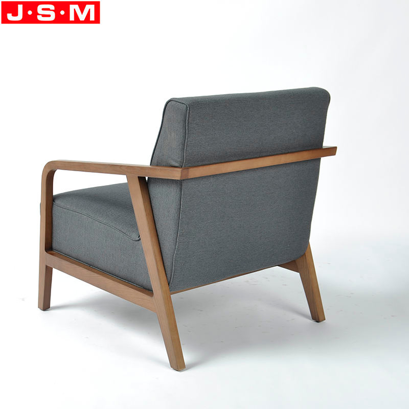 Single Seat Lounge Wooden Armchair Living Room Furniture Sofa Chair