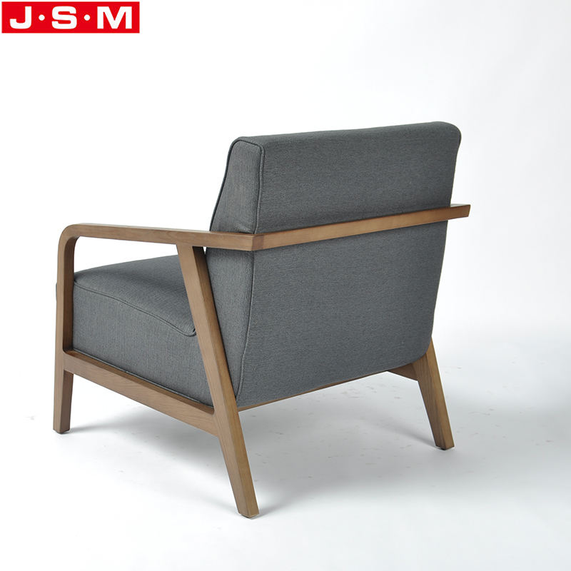 Single Seat Lounge Wooden Armchair Living Room Furniture Sofa Chair