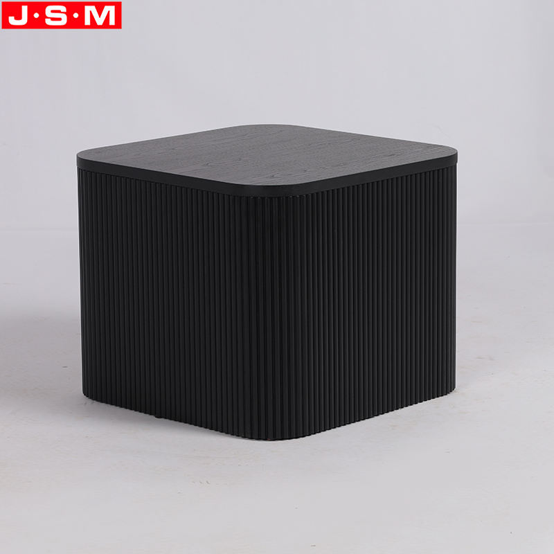 Brand new design Ash Timber Round Corner Tea Table For Living Room Bedroom