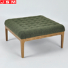 High Quality Bedroom Ottoman Stool Square Fabric Living Room Furniture Ottoman