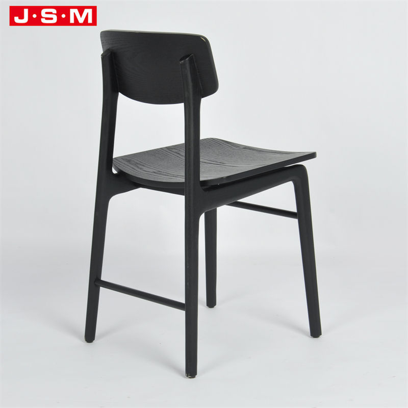 Popular Lodge Indoor Outdoor Black Ash Timber Frame Dining Chair