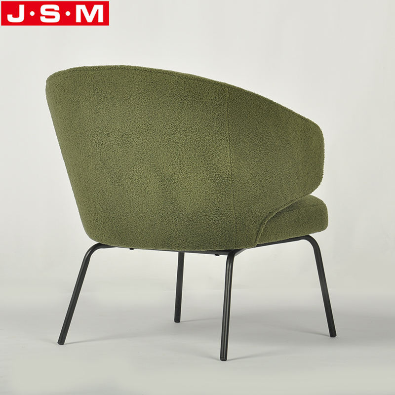 New Design Morden Furniture Office Building Metal Frame Single Seat Armchair