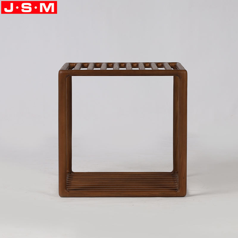 Square Coffee Table Ash Timber Frame Wood Table Side Table For Home Office