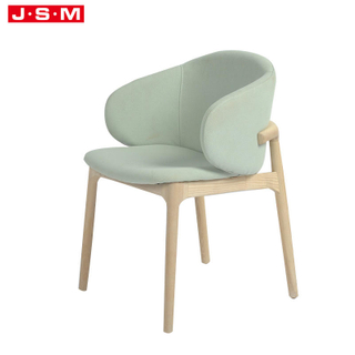 Vintage Silver Leather Dining Chair Velvet Frame Dining Room Furniture Chair