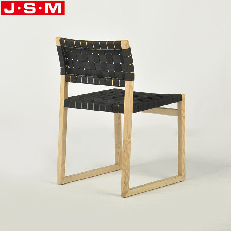 Chinese Weave Seat And Back Chair Ash Timber Frame Rattan Dining Chair