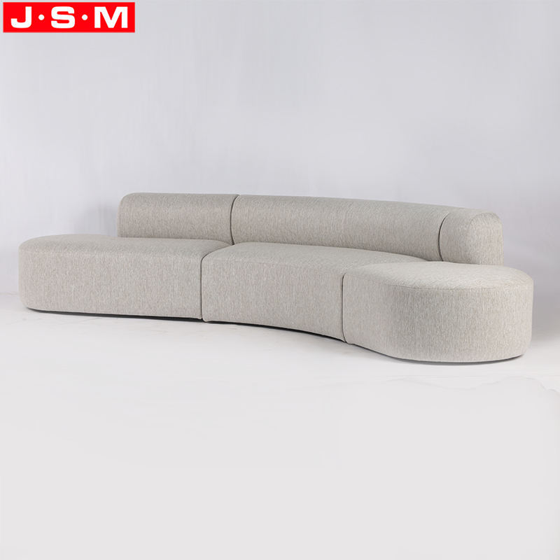 Modern Wooden Frame Sectional Sofa Furniture Living Room Fabric Velvet Sofas For Home