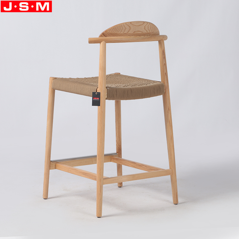Cotton Rope Woven Design Stool High Chair
