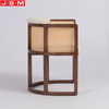 Wholesale Kitchen Furniture Wooden Chair Round Dining Chair With Armrest