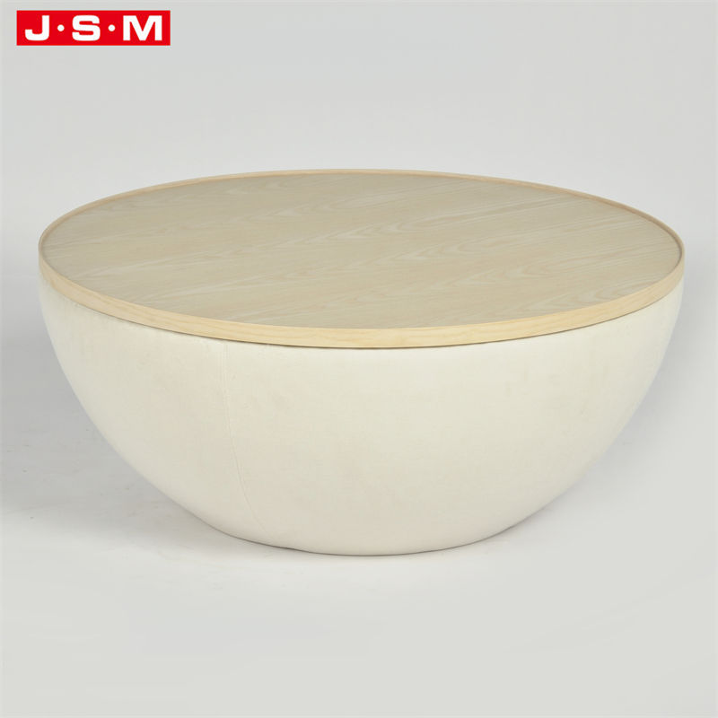 New 2022 Designer Round Wooden Outdoor Living Room Tea Coffee Table Design Tea Table Tea Wood Table
