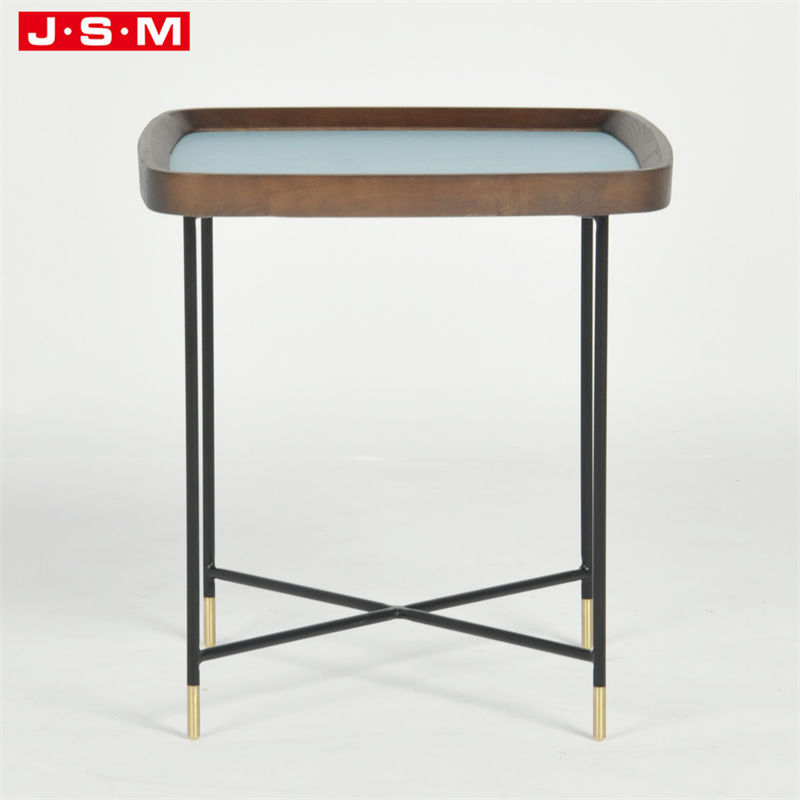 Modern Outdoor Coffee Bubble Tea Working Shape Square Coffee Table