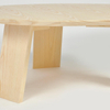 Japanese Side Table Garden Furniture Solid Wood Round Coffee Table