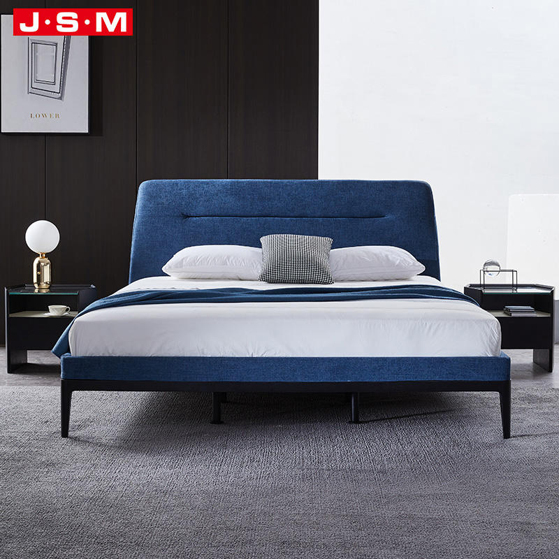 China Luxury King Size Bed Modern Home Furniture Genuine King Hotel Size Bed
