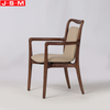 New Arrival Indoor Dining Room Furniture Fabric Dining Chair For Hotel Restaurant Wooden Chair