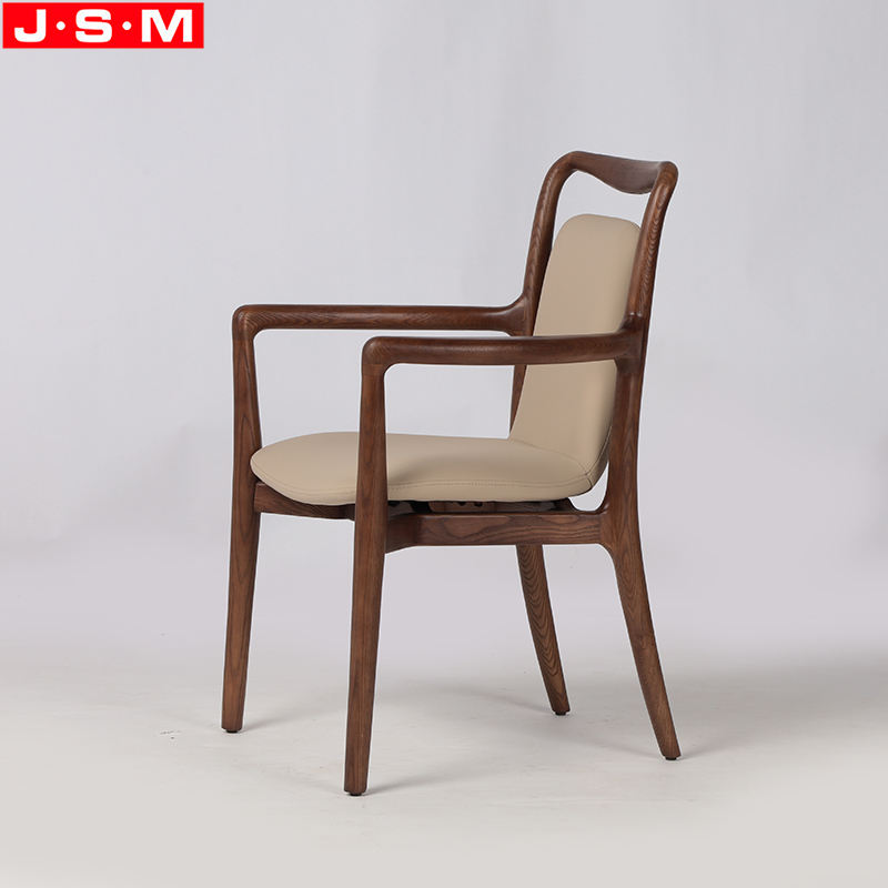 New Arrival Indoor Dining Room Furniture Fabric Dining Chair For Hotel Restaurant Wooden Chair