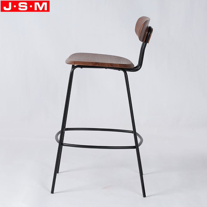 Minimalist Barstool Metal High Bar Stool Chair Front Desk Restaurant Bar Stool Chair