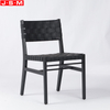 Synthetic Leather Imitation Leather Belt Seat Timber Frame Dining Room Chair