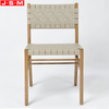 Synthetic Leather Imitation Leather Belt Seat Timber Frame Dining Room Chair