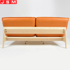 Modern Cushion Headboard Bedroom Furniture Ash Timber Wooden Bed