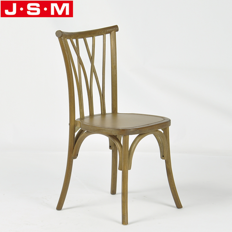 Unique Design Outdoor Restaurant Dining Room Wooden High Back Dining Chairs