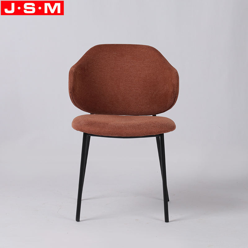 Factory Wholesale Comfortable Modern Dining Chair Metal Frame Dining Chair PU Upholstery Dining Chair