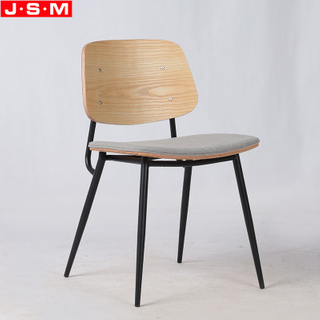 Hot Sale High Quality Metal Frame Multifunctional Steel-wood Dining Chair