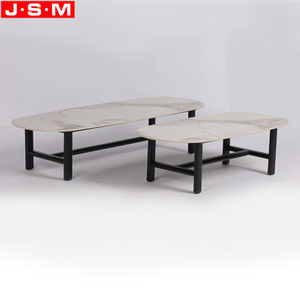 Factory Wholesale Man Made Marble Slatestone Living Room Tea Table