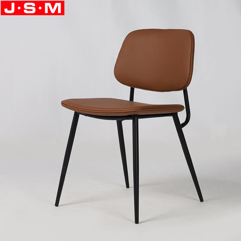 Metal Frame Soft Cushion Restaurant Cafe Chair Living Room Dining Chair