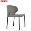 High Quality Gray Foam Fabric Restaurant Metal Chairs Hotel Dinning Chairs