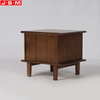 New Design Veneer Carcase Wooden Nightstand Bedroom Furniture Bedside Table